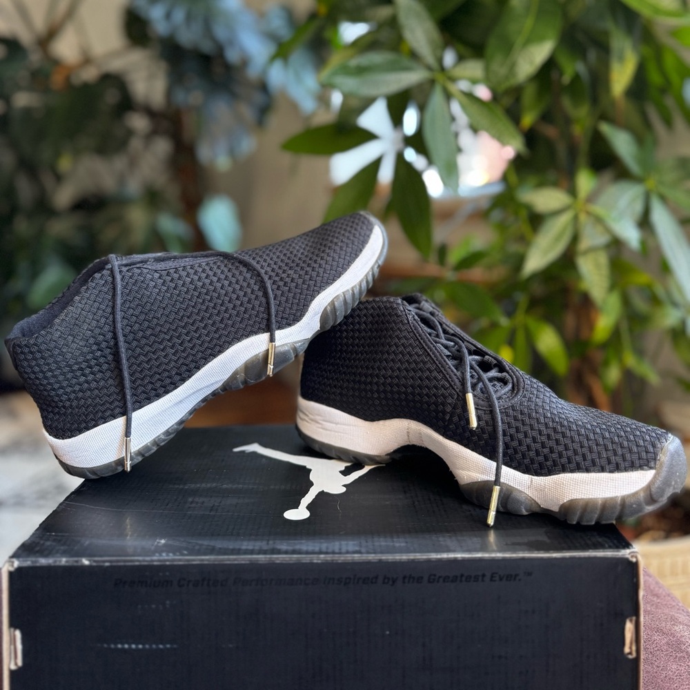 Jordan 11 future Black and White Sneakers